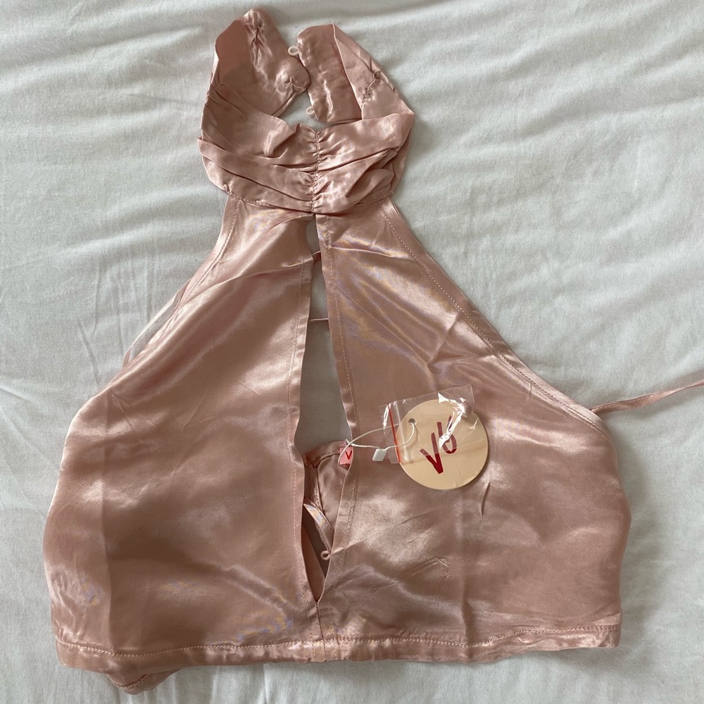 Crop halter top